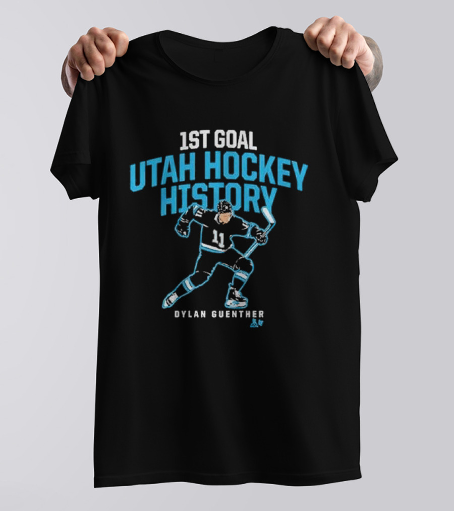 1st Goal Utah Hockey History Dylan Guenther Number 11 T-Shirt