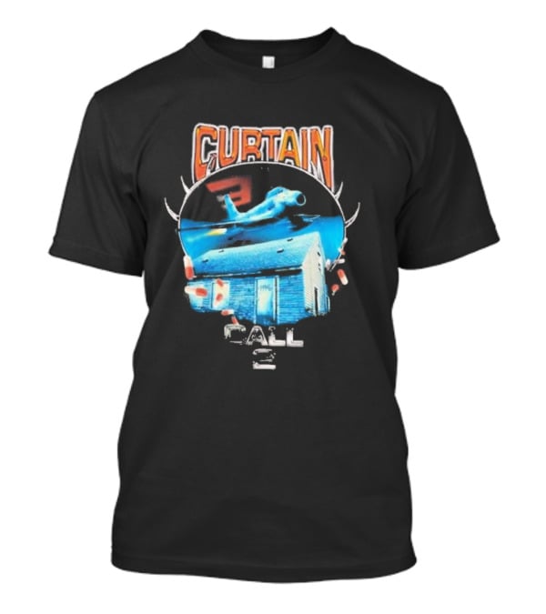 Curtain Call 2 Airplane Hockey Mask House T-Shirt
