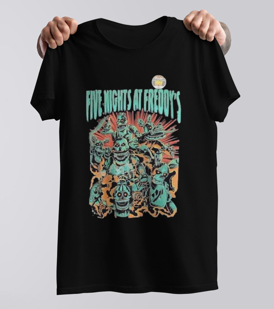Five Nights At Freddy’s FNAF Metal Animatronics Horror T-Shirt