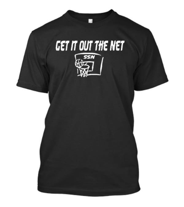 Get It Out The Net SSN Basketball Hoop Sketch T-Shirt