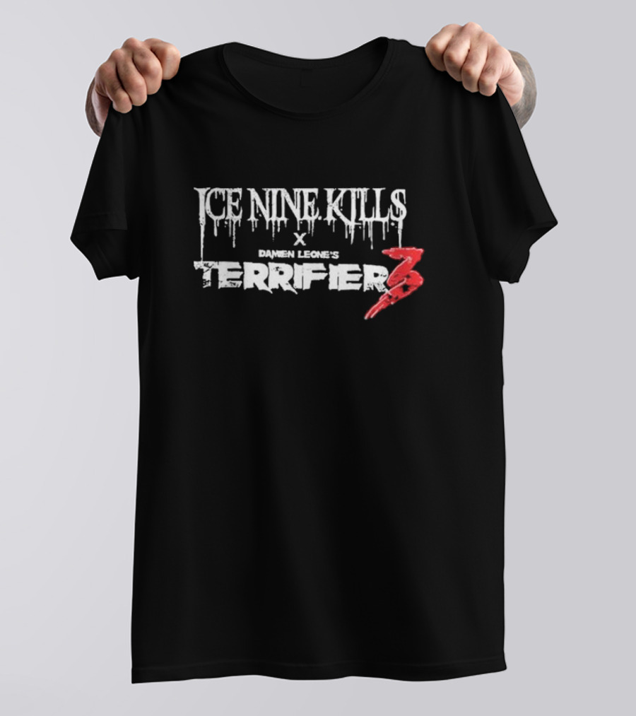 Ice Nine Kills X Damien Leone's Terrifier 3 Psychos Only Art Will Never T-Shirt