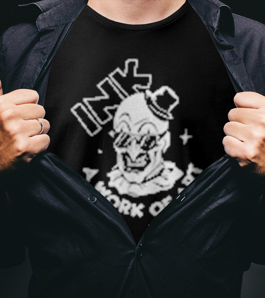 Ice Nine Kills Terrifier Hack ‘n’ Slash Pocket Ink A Work Of T-Shirt