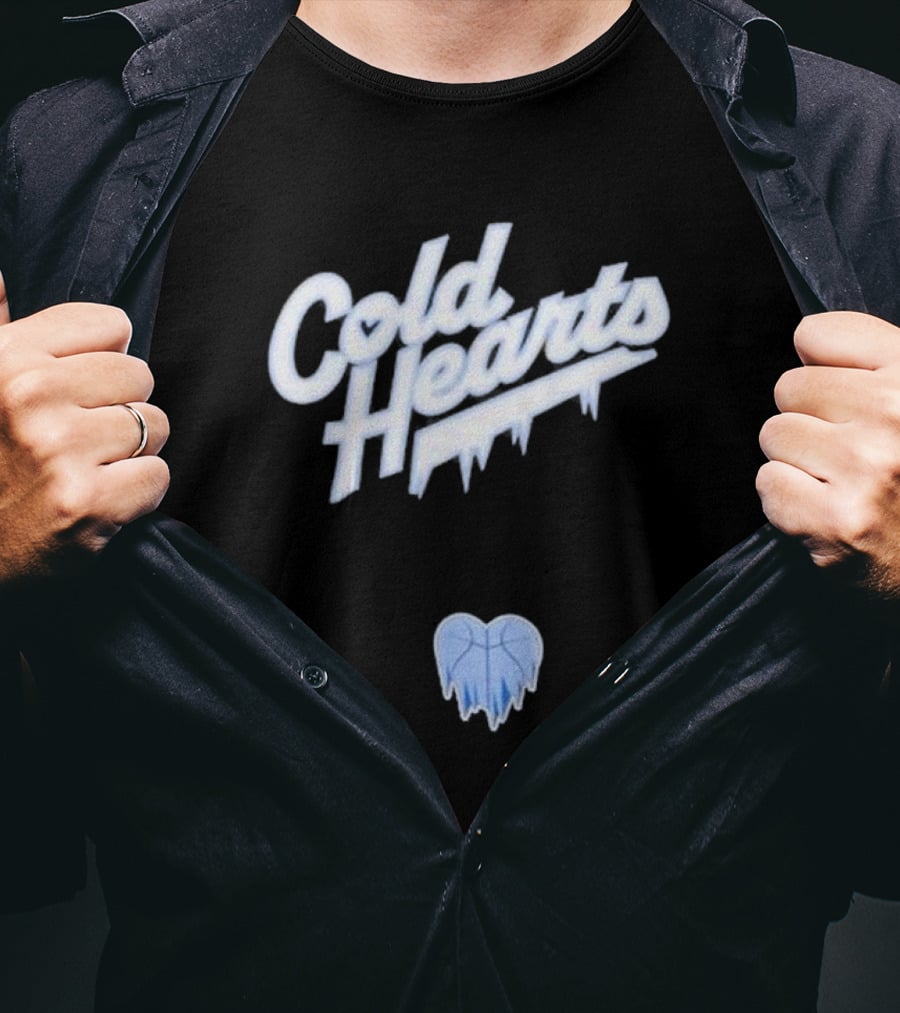 Cold Hearts Script Ice Drip T-Shirt