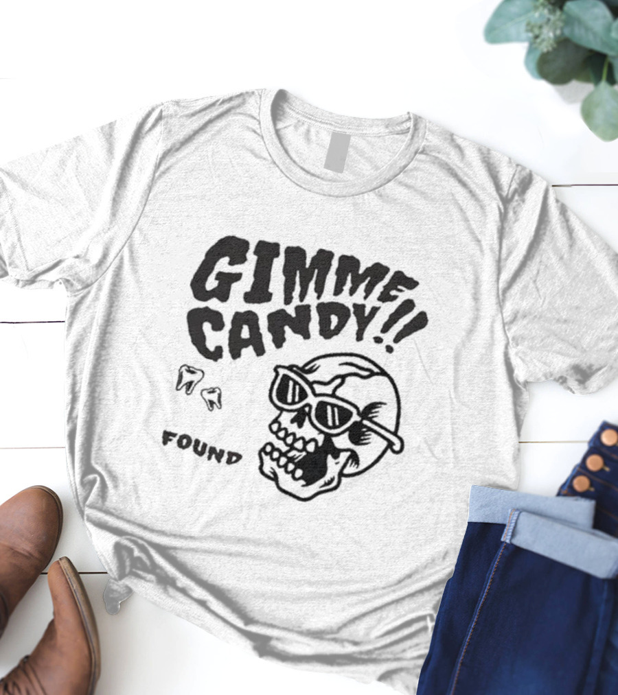New Found Glory Gimme Candy Skull Found T-Shirt