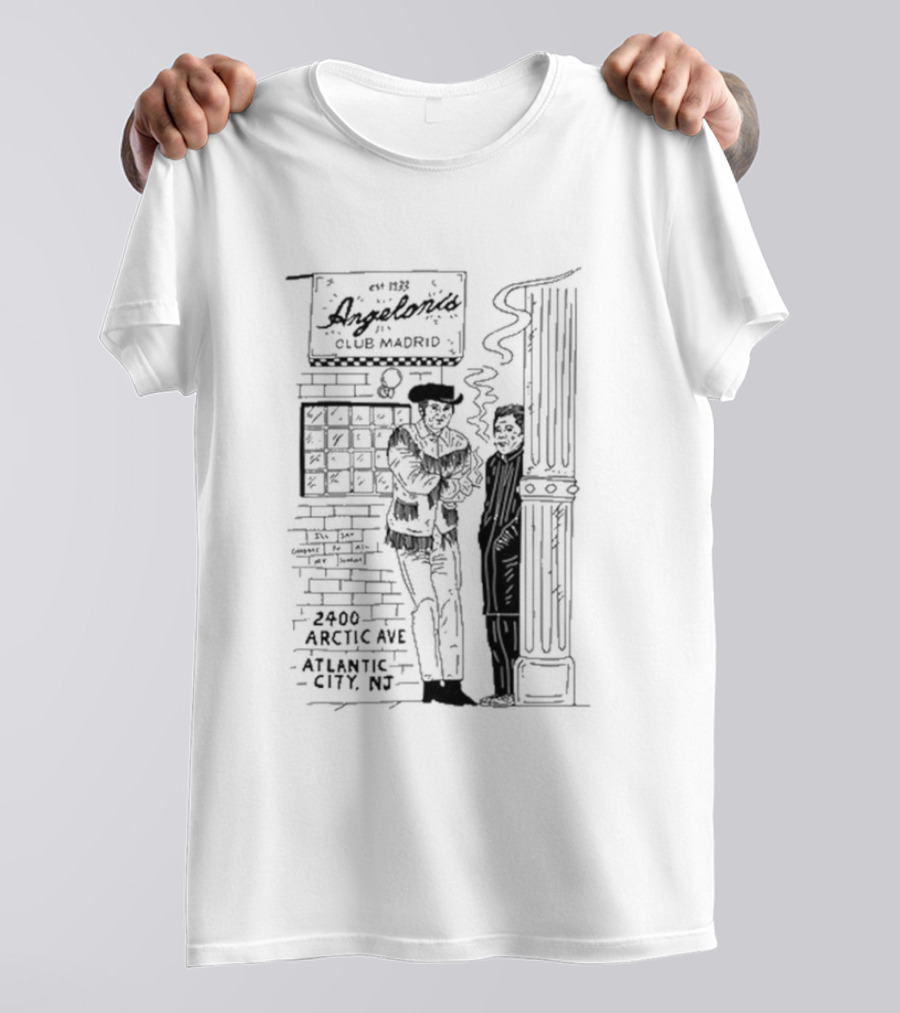 Heavyslime Angelonis Club Madrid Atlantic City 2400 Arctic Ave T-Shirt