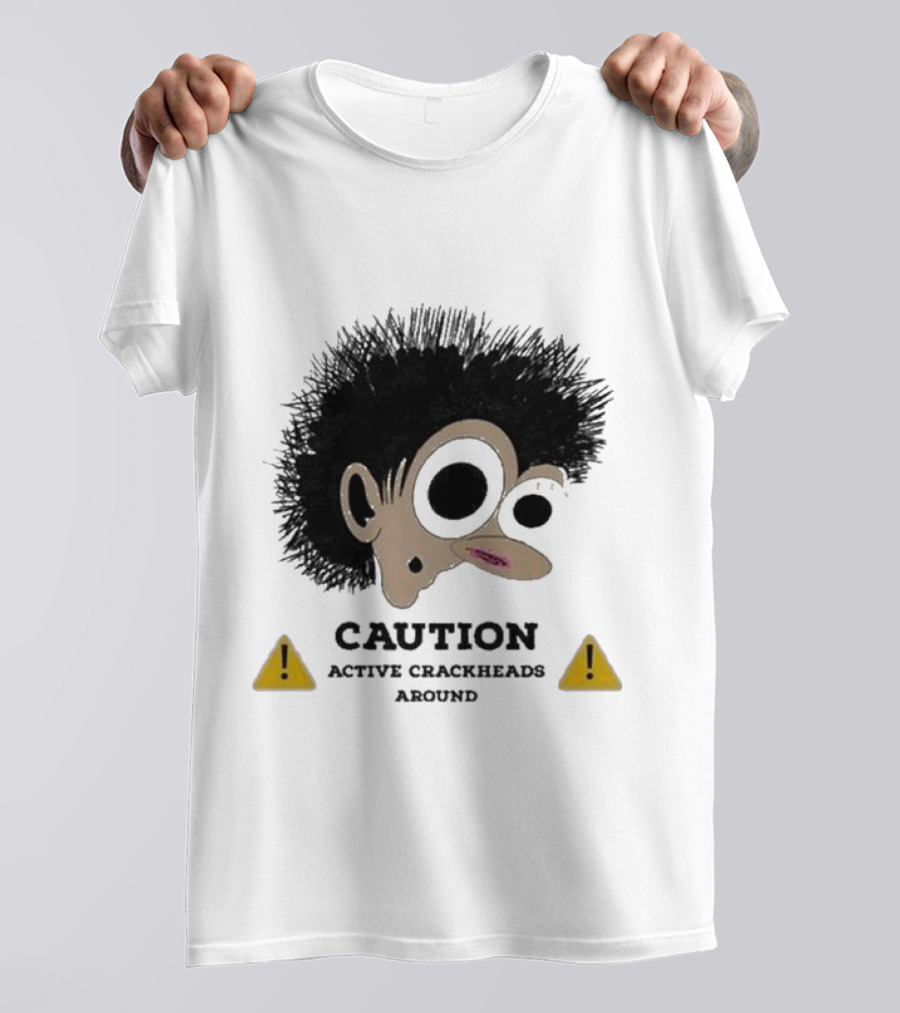 Caution Active Crackheads Midnight Groovers T-Shirt
