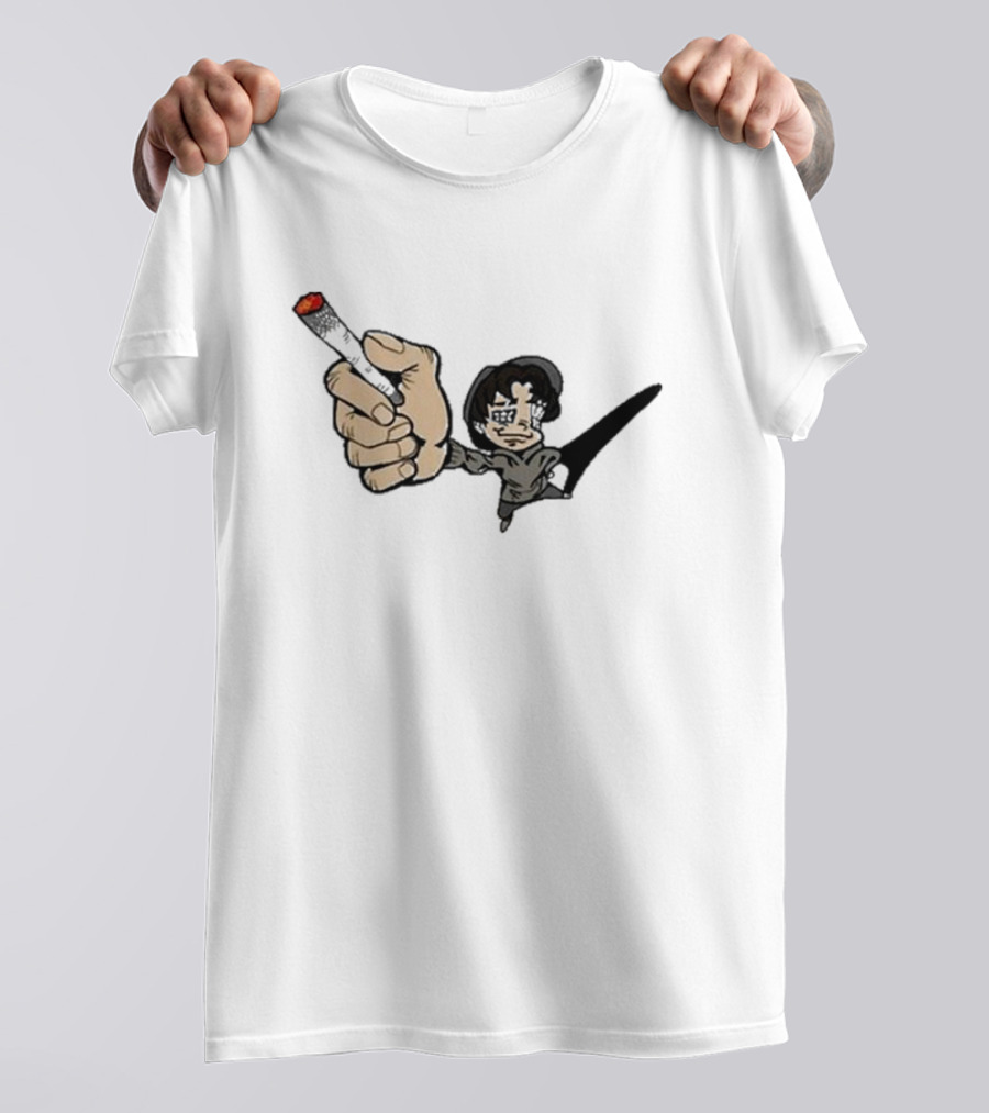 Rav Left-handed Cigarette Hand Illustration Keep The Change Tour T-Shirt