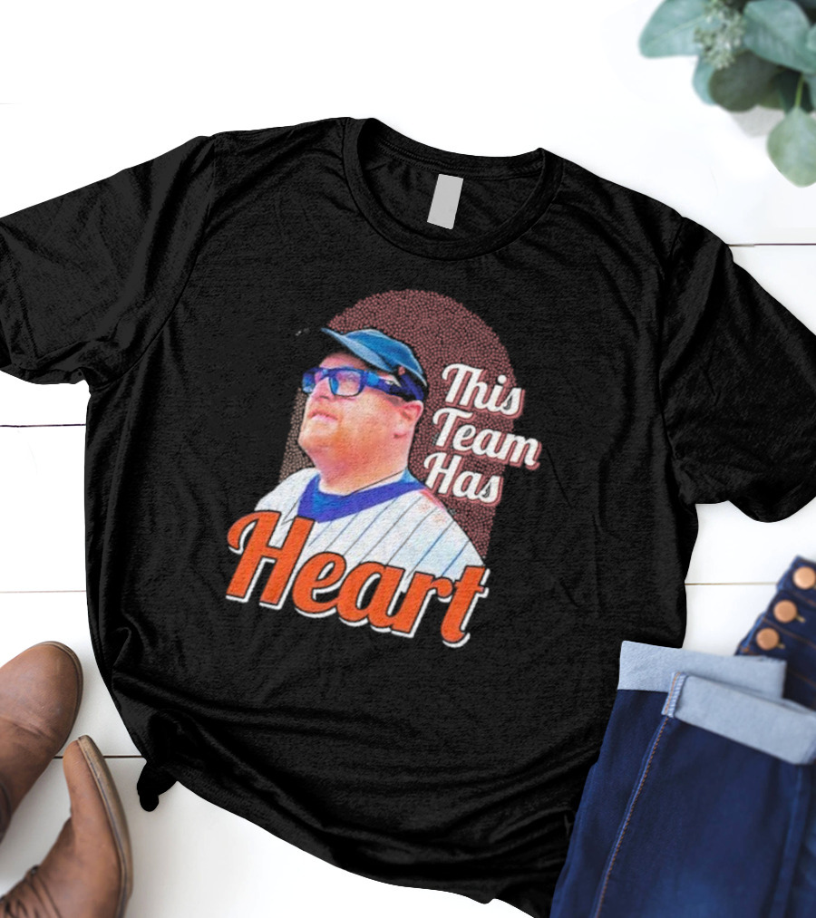 This Team Has Heart Frank Baseball-Inspired Dedication T-Shirt