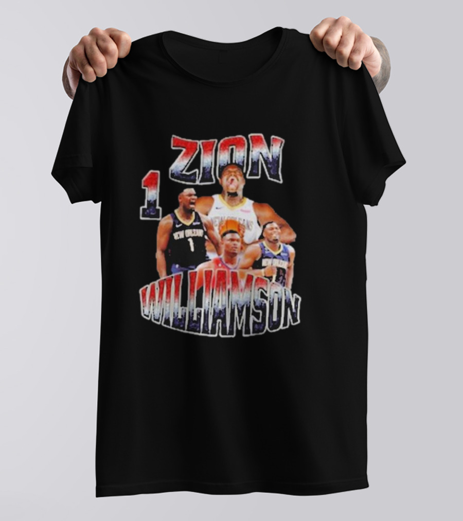 Zion Williamson 1 New Orleans Basketball Star T-Shirt