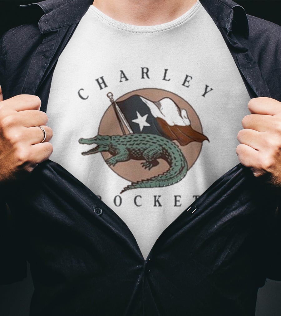 Charley Crockett Texas Flag Alligator T-Shirt