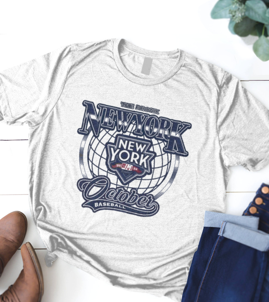 The Bronx New York October Baseball New York AM 1924 T-Shirt