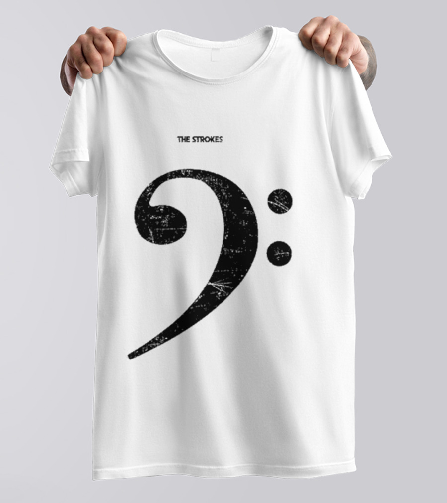 The Strokes Bass Clef T-Shirt