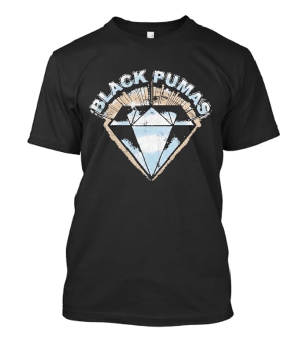 Black Pumas Diamond Retro T-Shirt