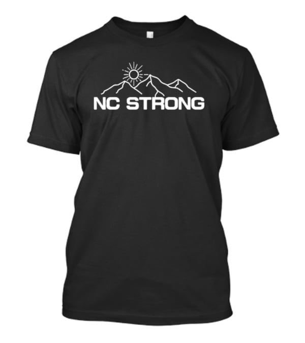 Blaine And Courtney The Tolers NC Strong Mountain Sun T-Shirt