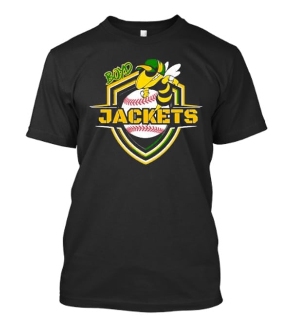 Boyd Jackets Yellowjackets Baseball T-Shirt