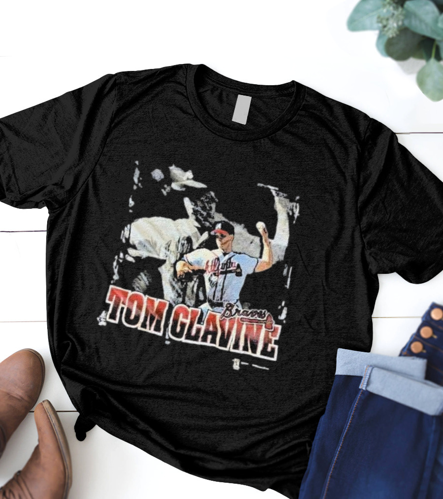 Braves Tom Glavine Pitching Legend T-Shirt