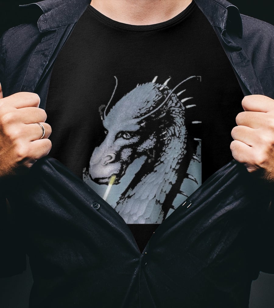 Eragon Dragon Smoking Cigarette Christopher Paolini T-Shirt