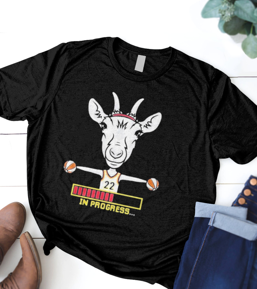 Goat In Progress 22 Basketball Fans Indiana T-Shirt
