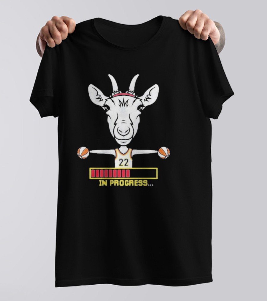 Goat In Progress 22 Basketball Fans Indiana T-Shirt