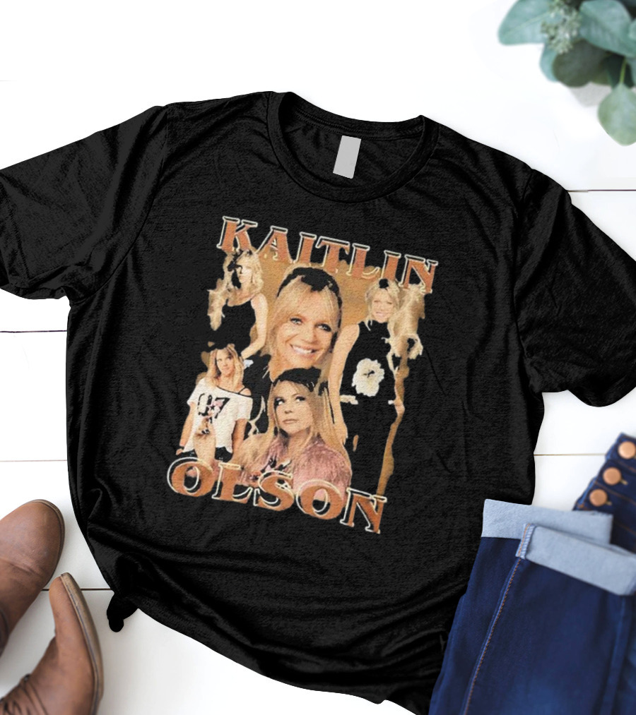 Kaitlin Olson Vintage Bootleg Collage T-Shirt