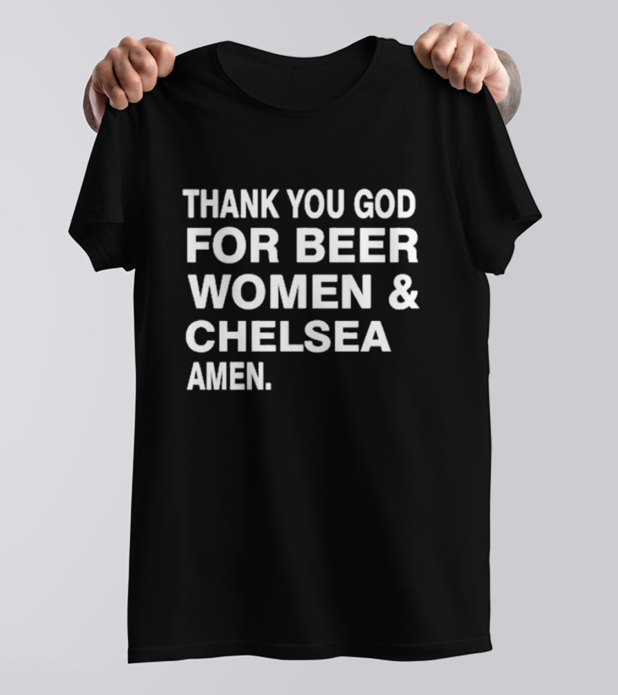Thank You God For Beer Women Chelsea Amen T-Shirt