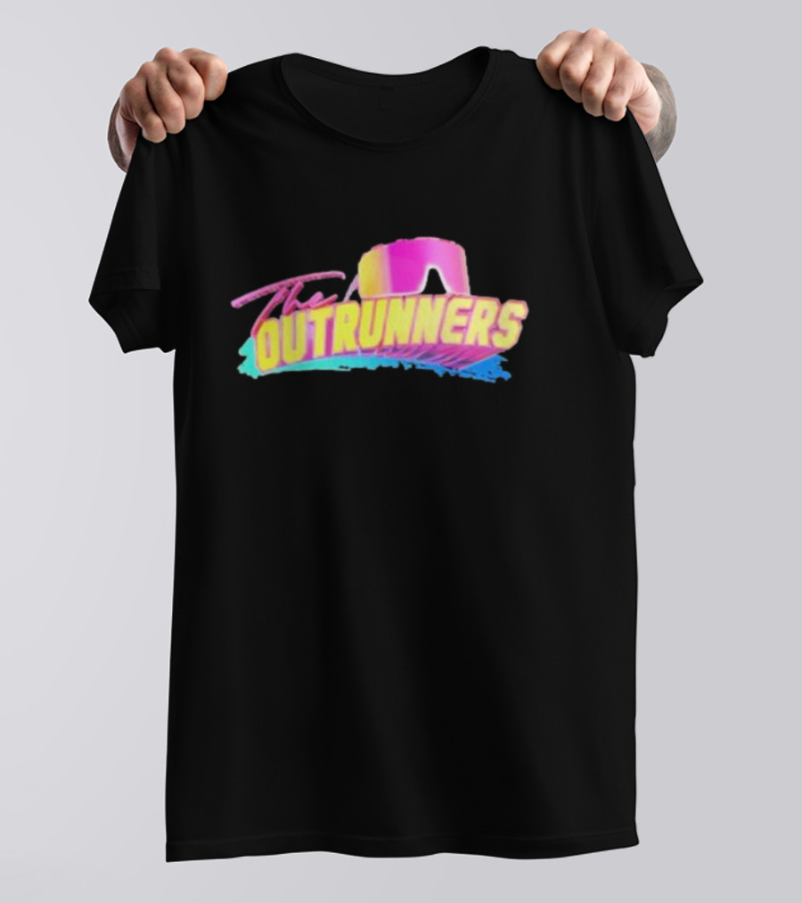 The Outrunners Retro Neon Shades Vibes T-Shirt