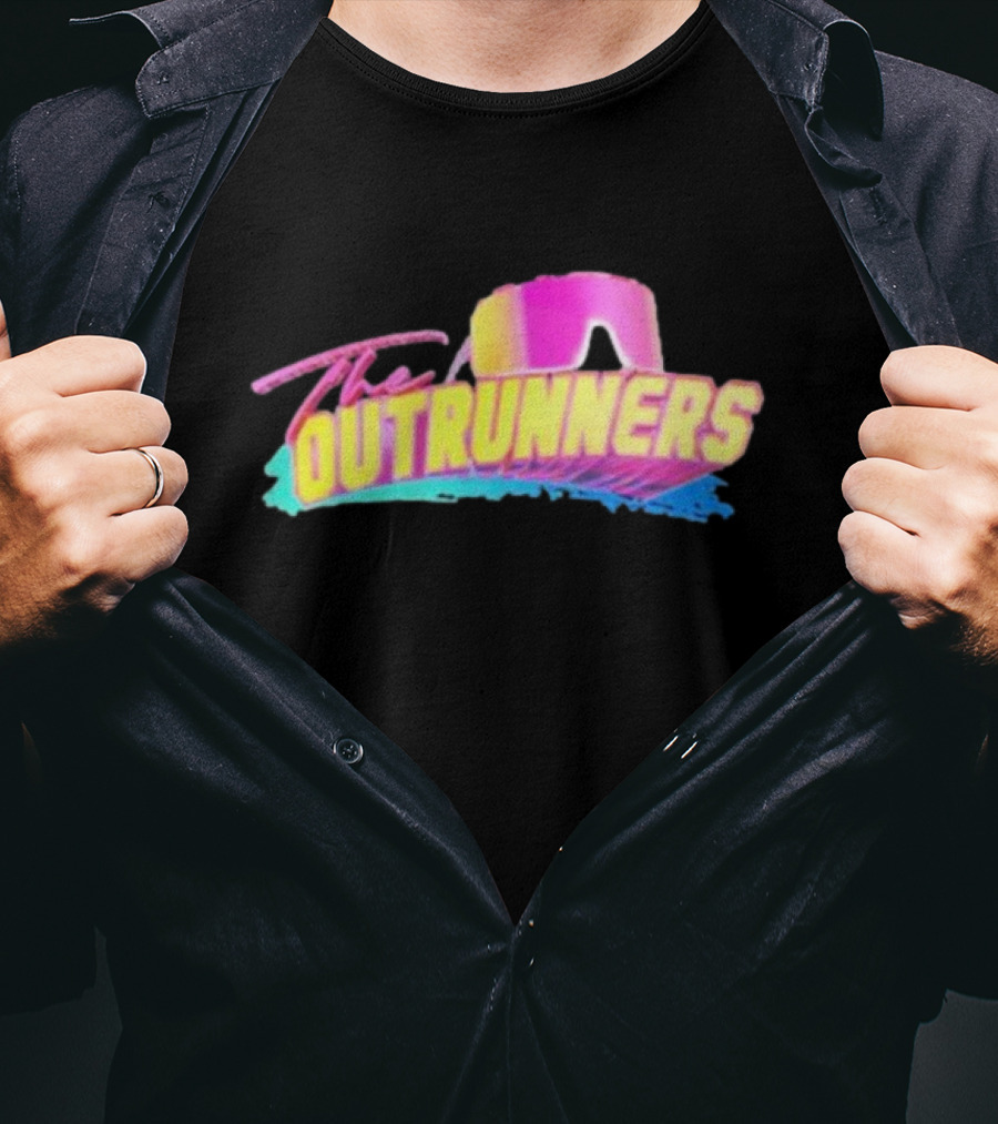 The Outrunners Retro Neon Shades Vibes T-Shirt