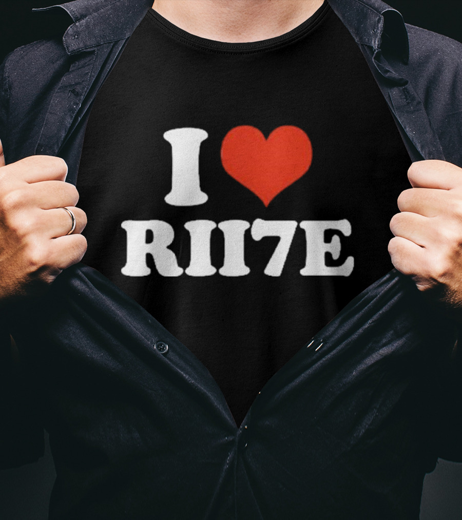 I Heart Rii7e Message T-Shirt
