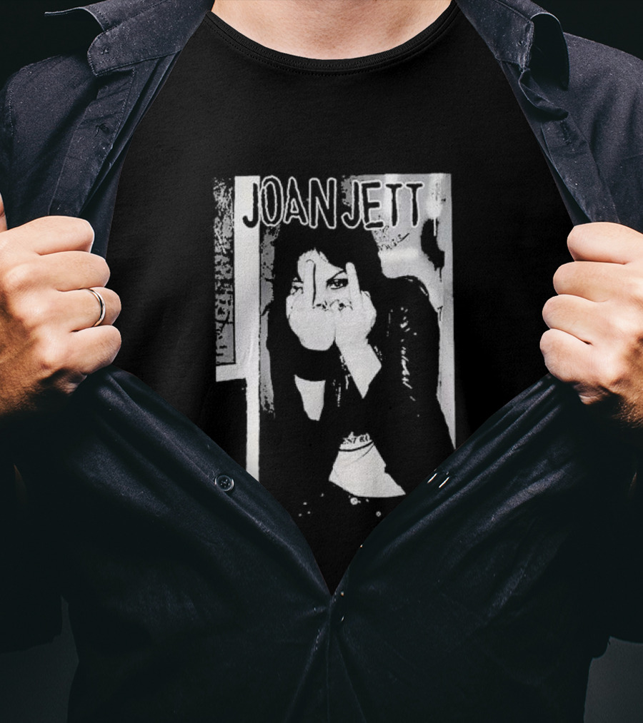 Joan Jett Rock Icon Rebel Attitude Merry Xmas T-Shirt