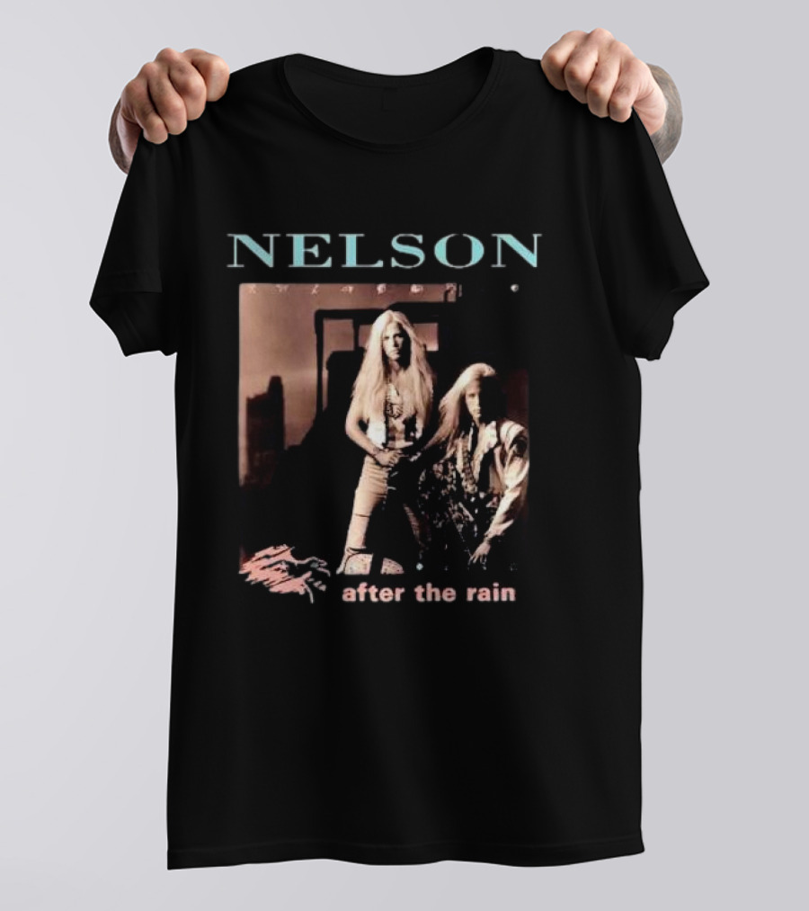 NELSON After The Rain Album Cover 90s Rock Band T-Shirt