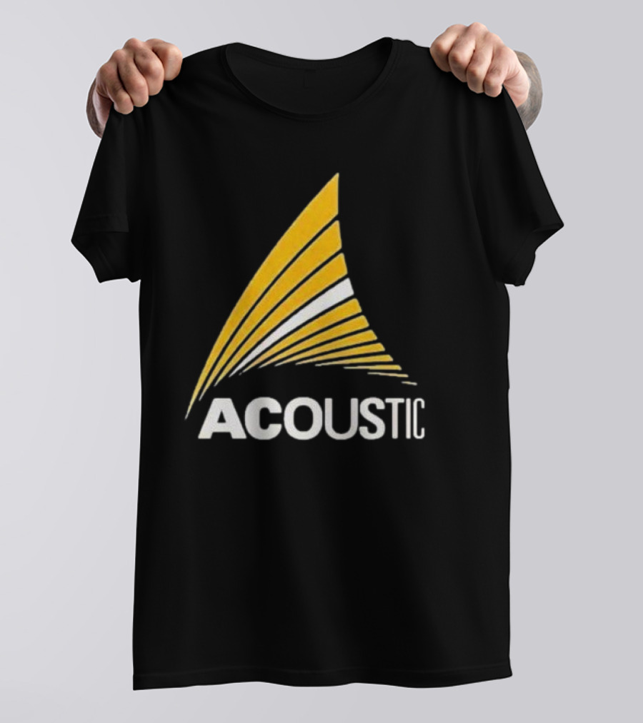 Acoustic Audio Yellow Wave T-Shirt