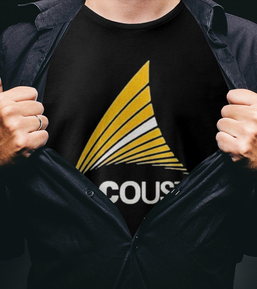 Acoustic Audio Yellow Wave T-Shirt