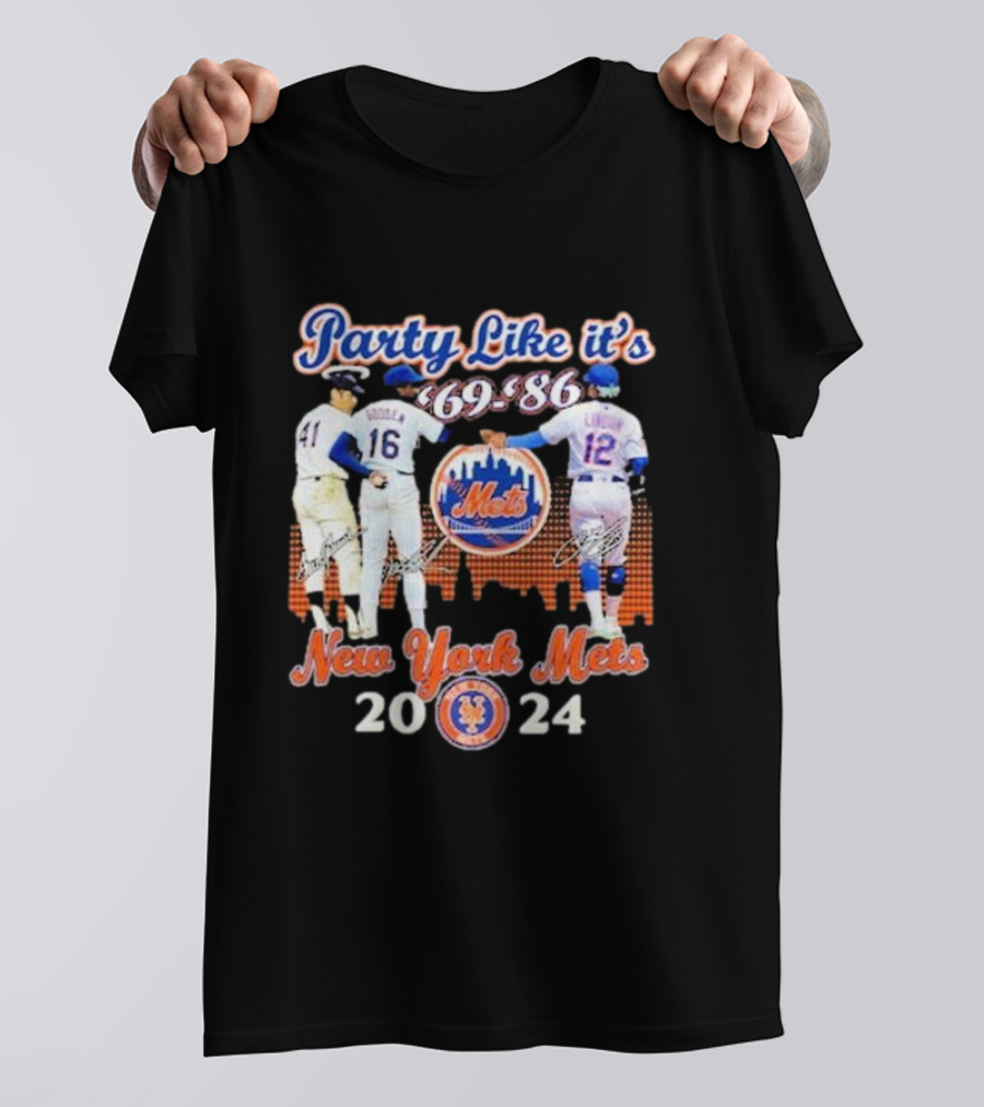 Party Like It’s ’69-’86 New York Mets T-Shirt