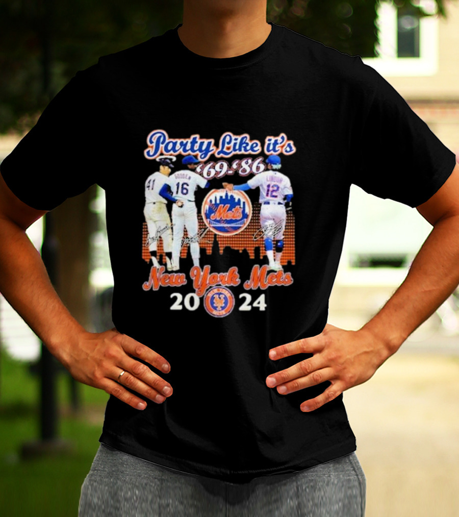 Party Like It’s ’69-’86 New York Mets T-Shirt