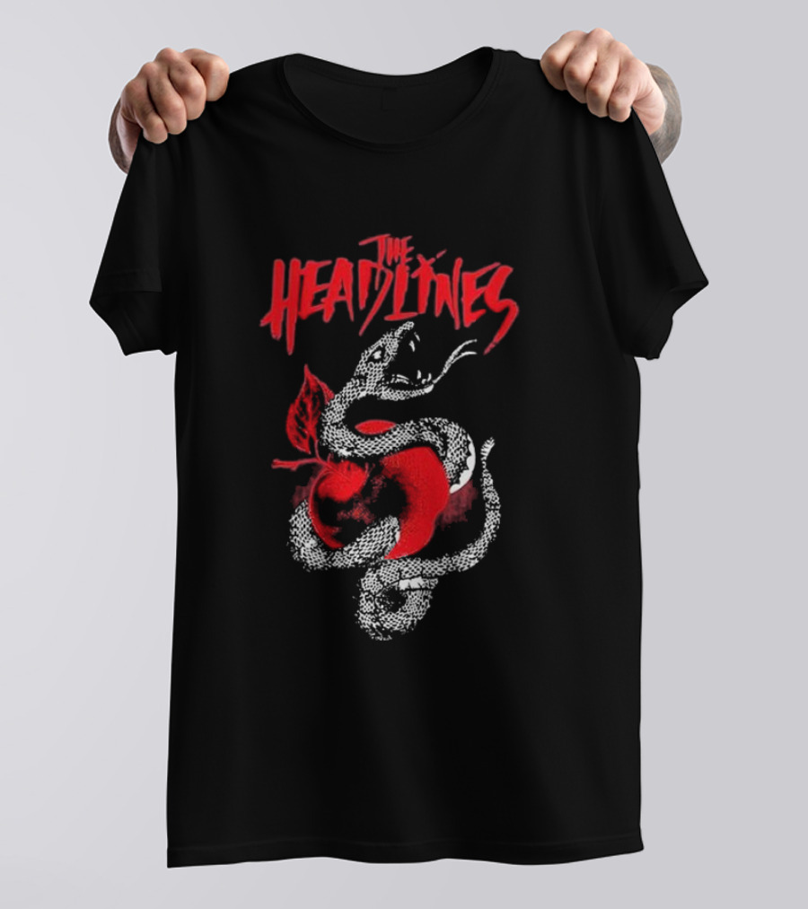 The Headlines Snake And Apple Gatefold T-Shirt