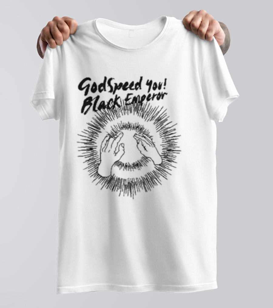 Godspeed You Black Emperor Band Hands And Radiant Lines T-Shirt