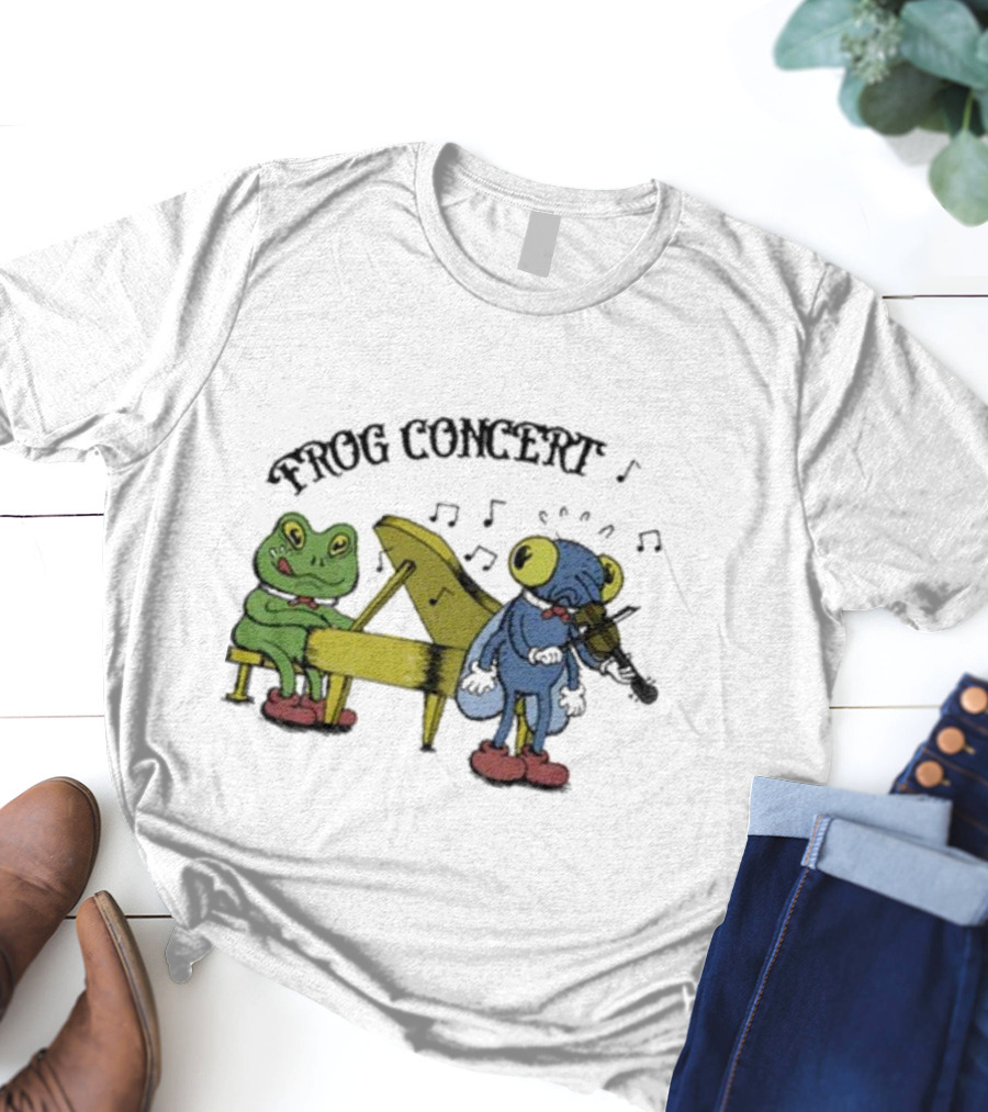 Frog Concert Cartoon Phantom Lure Fun Times T-Shirt