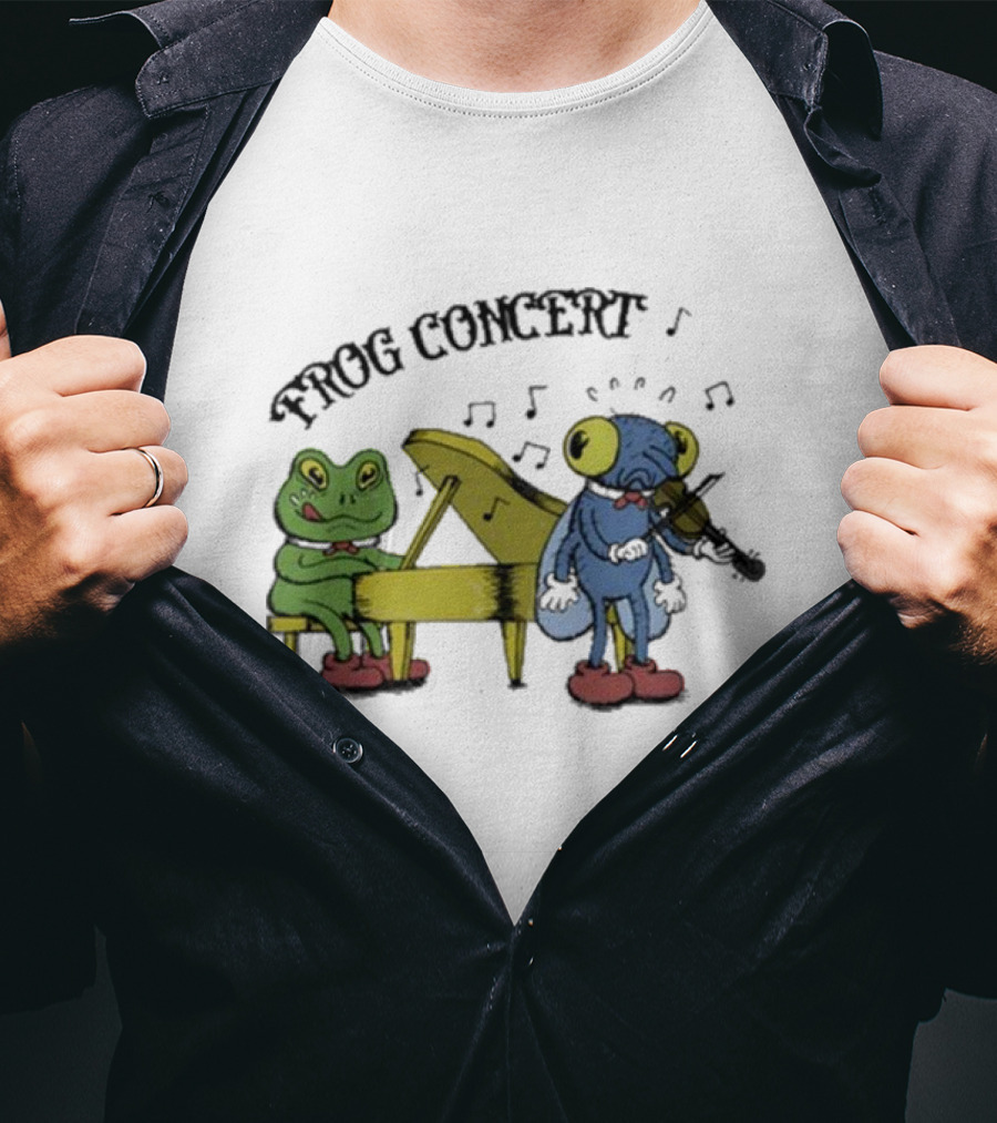 Frog Concert Cartoon Phantom Lure Fun Times T-Shirt