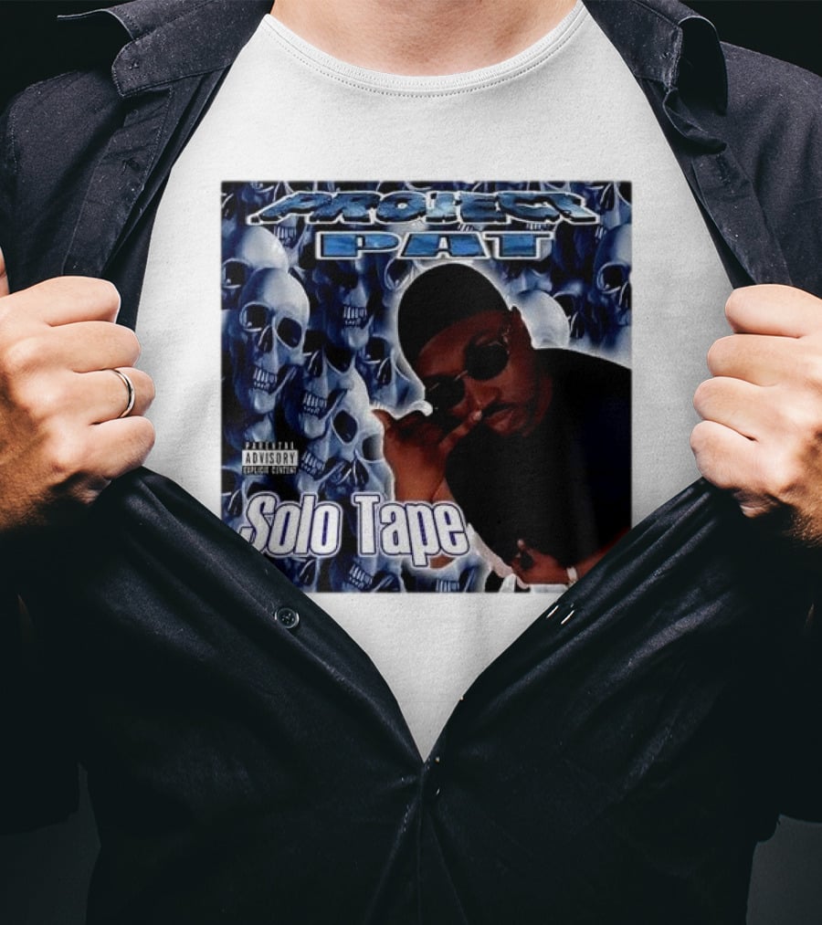 Project Pat Solo Tape Album Cover Skulls T-Shirt