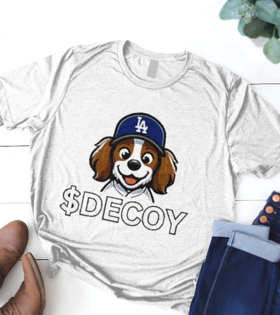 Shohei Ohtani LA Cap Dog $Decoy T-Shirt