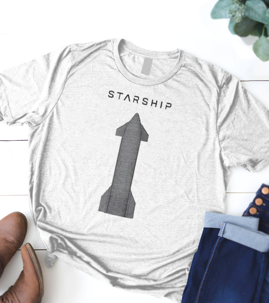Starship Rocket Heat Shield T-Shirt