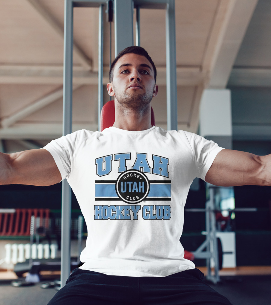 Utah Hockey Club Blue Stripe Licensed T-Shirt