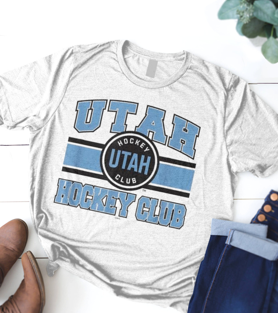 Utah Hockey Club Blue Stripe Licensed T-Shirt