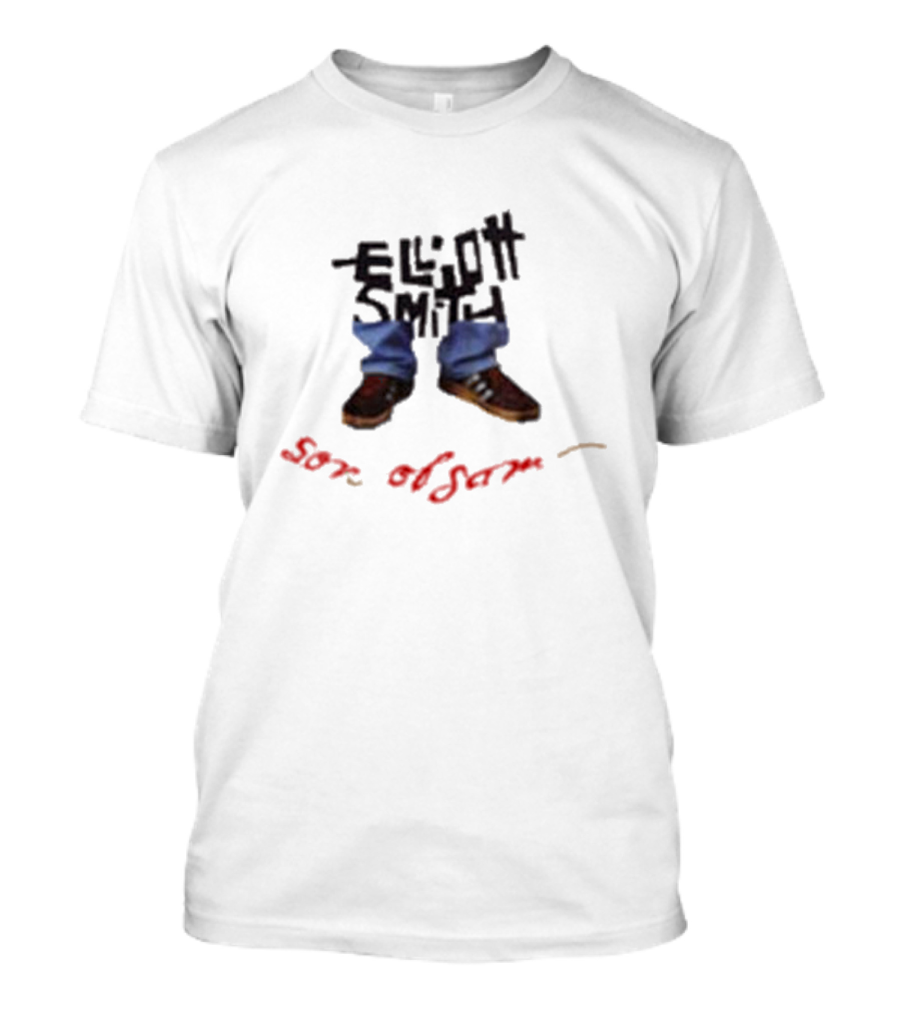Vintage Elliott Smith Son Of Sam Shoes And Pants Text T-Shirt