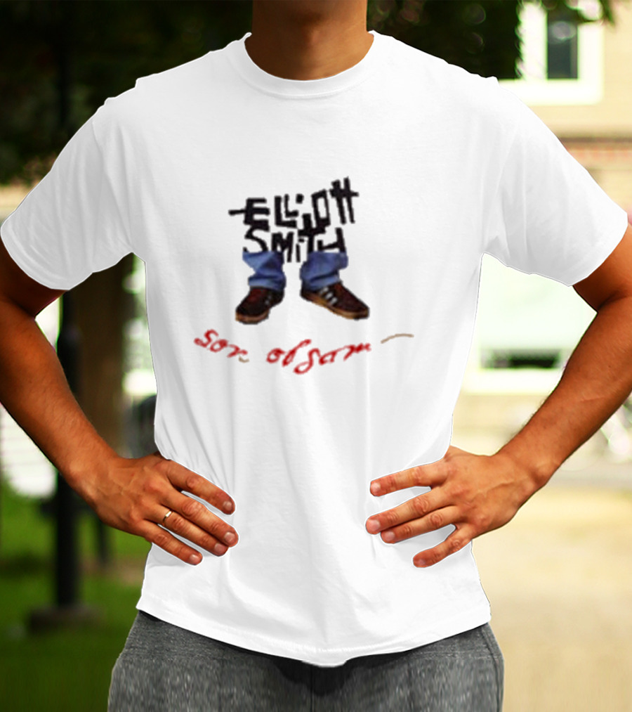 Vintage Elliott Smith Son Of Sam Shoes And Pants Text T-Shirt