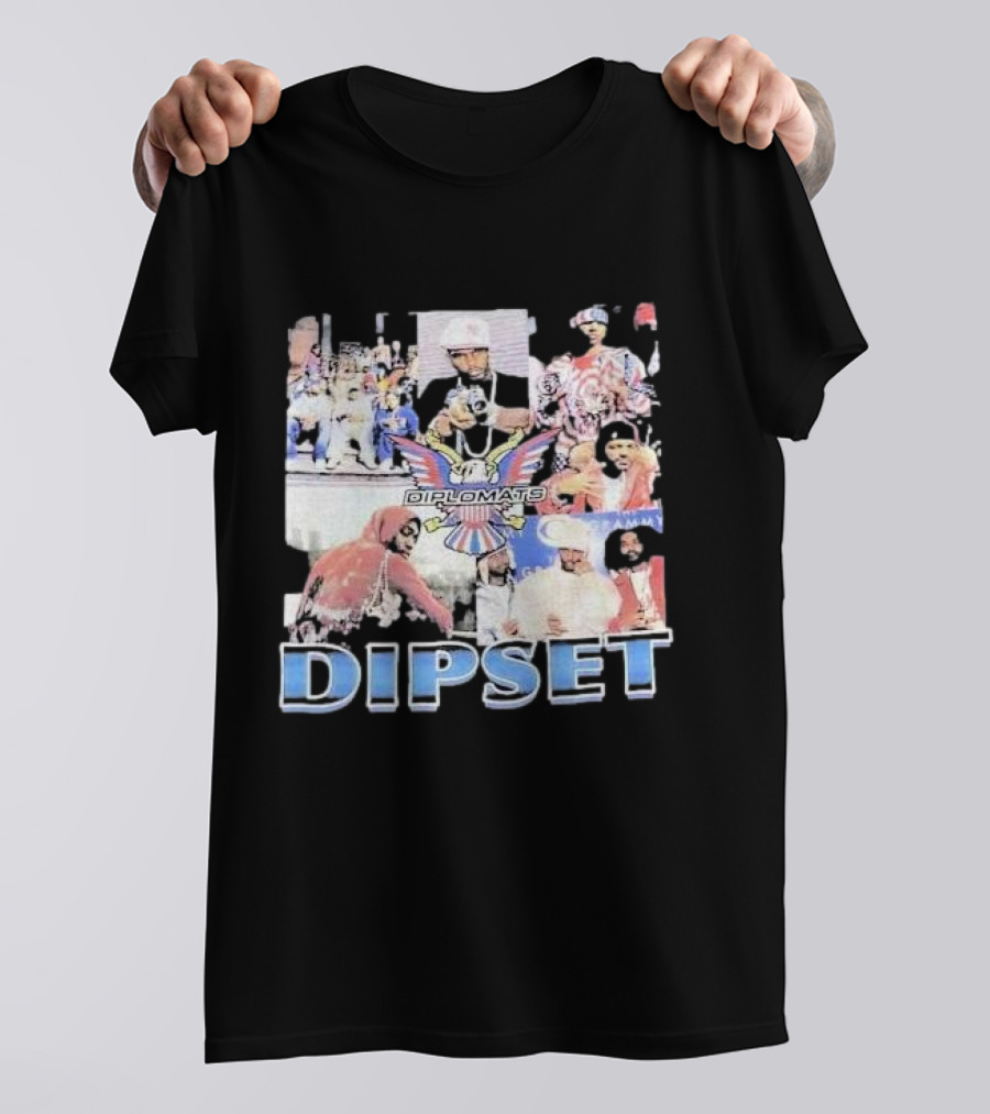 Dipset Diplomats Classic Hip Hop Collage With Eagle T-Shirt