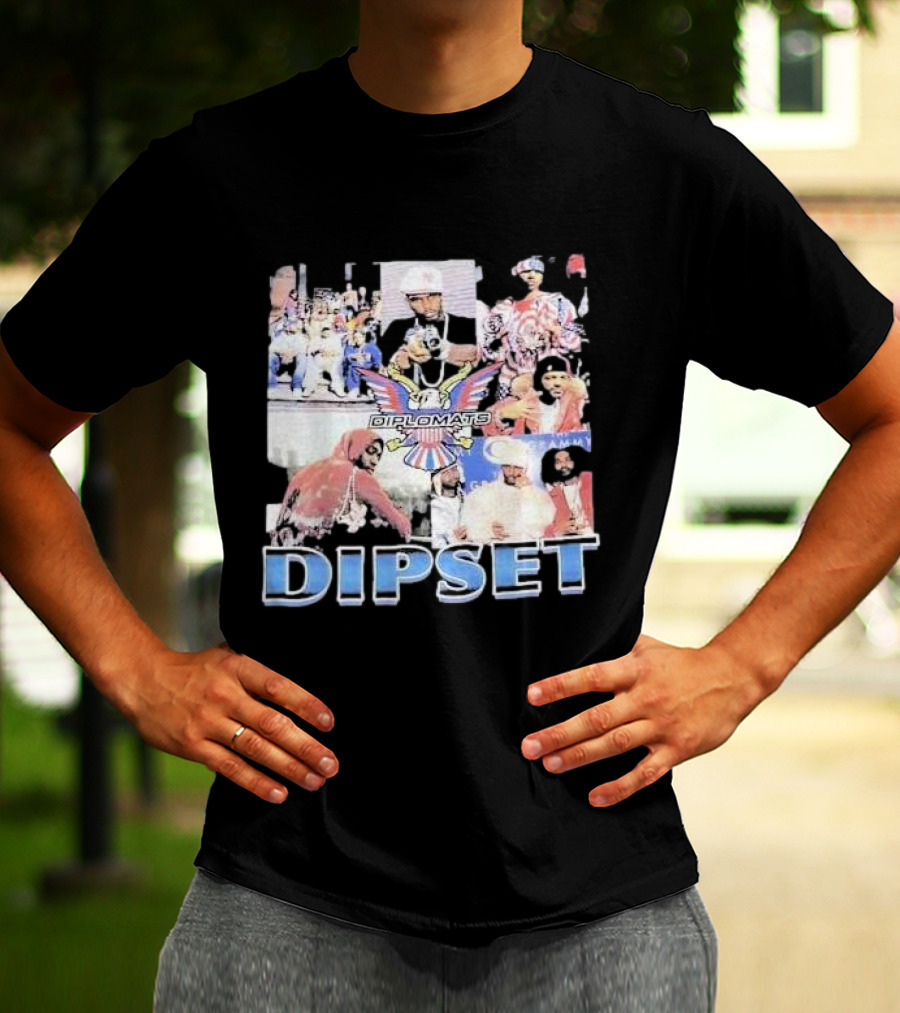 Dipset Diplomats Classic Hip Hop Collage With Eagle T-Shirt