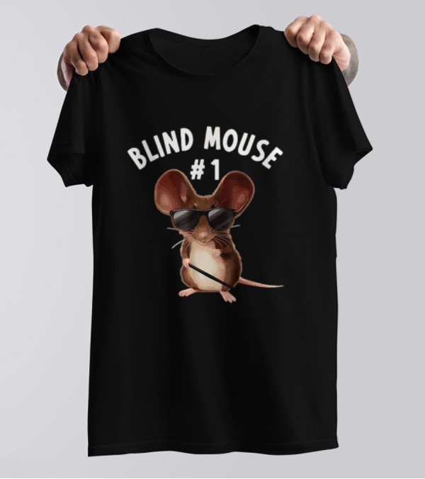 Blind Mouse #1 Matching Halloween Group Costume T-Shirt