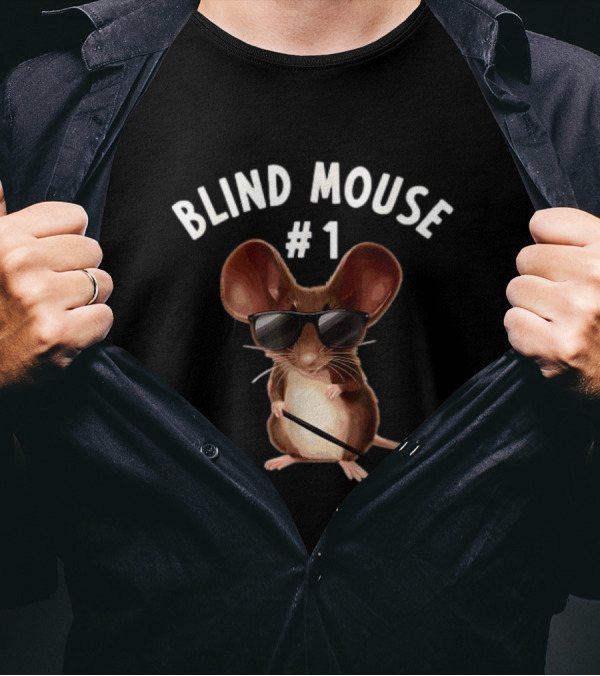 Blind Mouse #1 Matching Halloween Group Costume T-Shirt