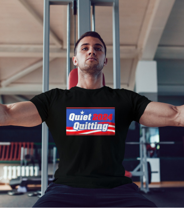 Quiet Quitting 2024 Star Stripes T-Shirt